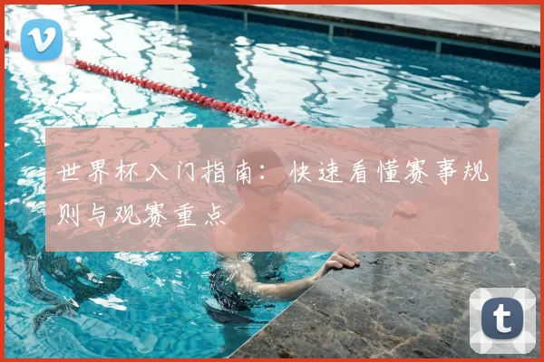 世界杯入门指南:快速看懂赛事规则与观赛重点