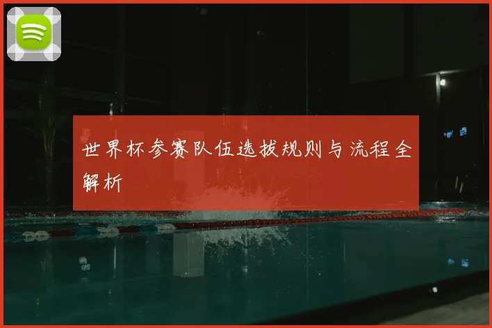 世界杯参赛队伍选拔规则与流程全解析
